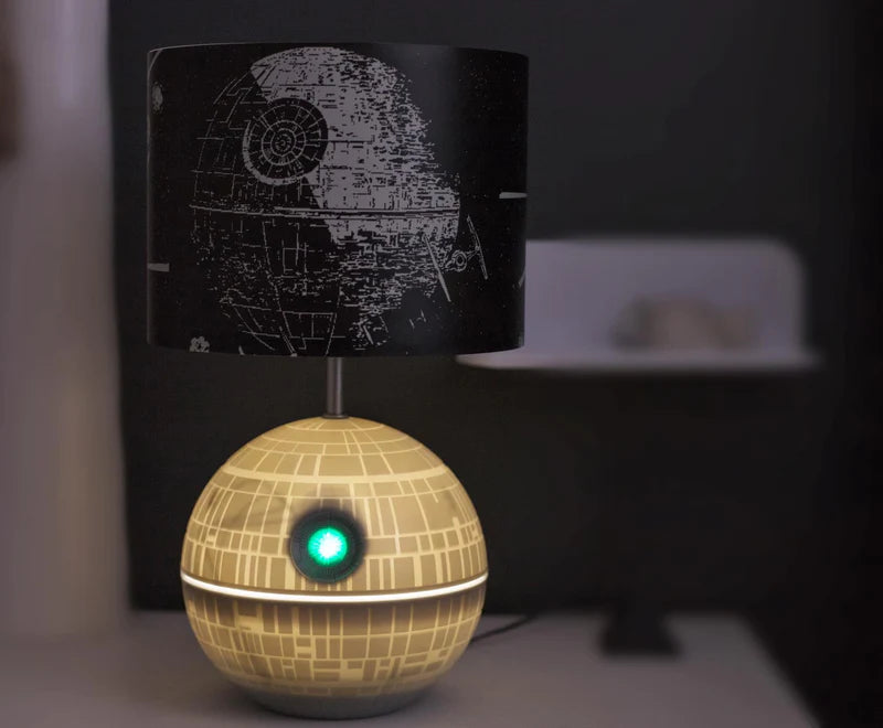 Star Wars - Death Star 3D Touch Lamp | LED Lamp With Printed Shade | 14 Inches