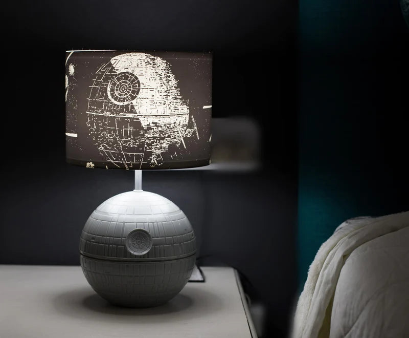 Star Wars - Death Star 3D Touch Lamp | LED Lamp With Printed Shade | 14 Inches