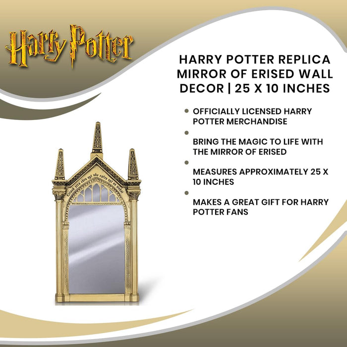 Harry Potter - Replica Mirror of Erised Wall Decor | 25 x 10 Inches