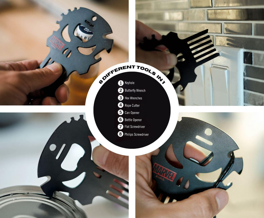 Marvel Punisher Skull 7-In-1 Multitool Kit