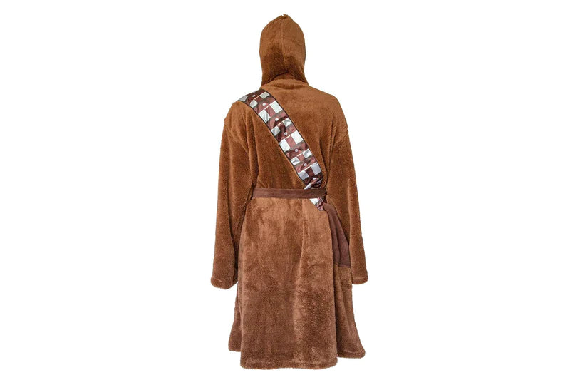 Star Wars Chewbacca Hooded Bathrobe for Adults One Size Fits