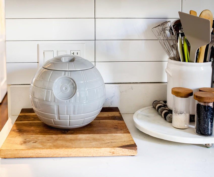 Star Wars - Death Star Ceramic Cookie Jar Container | 10 Inches Tall