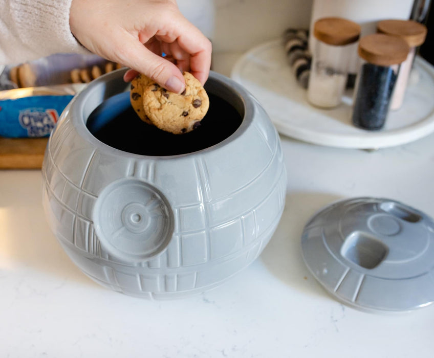 Star Wars - Death Star Ceramic Cookie Jar Container | 10 Inches Tall