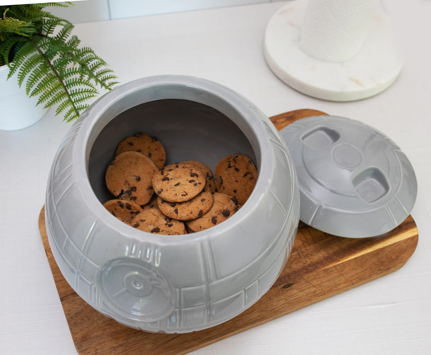 Star Wars - Death Star Ceramic Cookie Jar Container | 10 Inches Tall