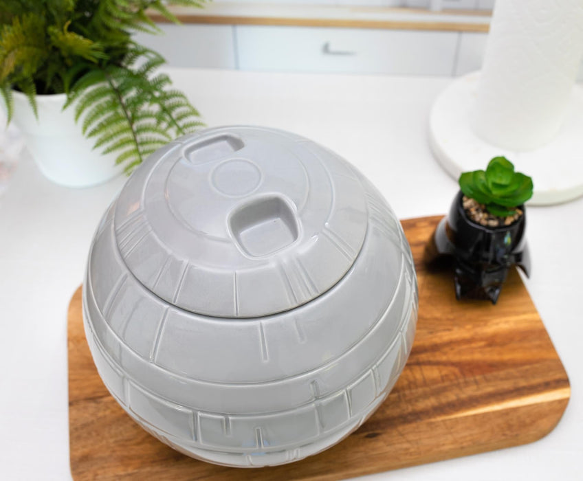 Star Wars - Death Star Ceramic Cookie Jar Container | 10 Inches Tall