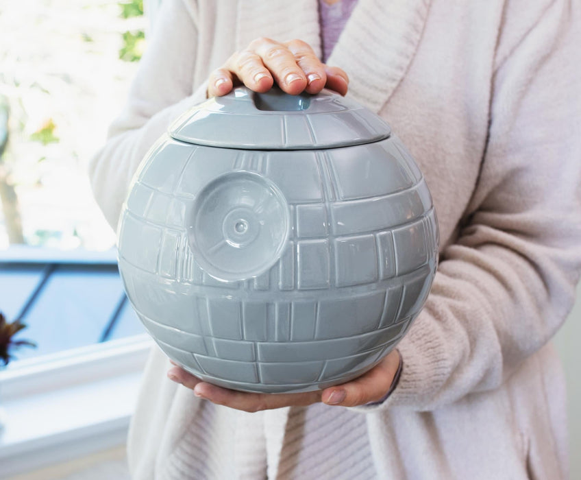 Star Wars - Death Star Ceramic Cookie Jar Container | 10 Inches Tall