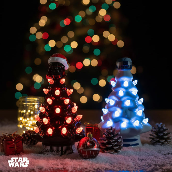 Star Wars - Darth Vader Light-Up Ceramic Christmas Tree | 6 Inches Tall