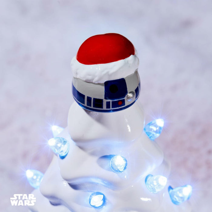 Star Wars - R2-D2 Light-Up Ceramic Christmas Tree | 6 Inches Tall