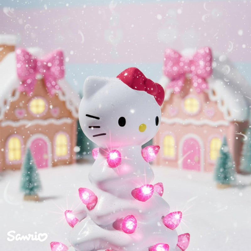 Sanrio - Hello Kitty White Light-Up Ceramic Christmas Tree | 6 Inches Tall product image 6 of 10