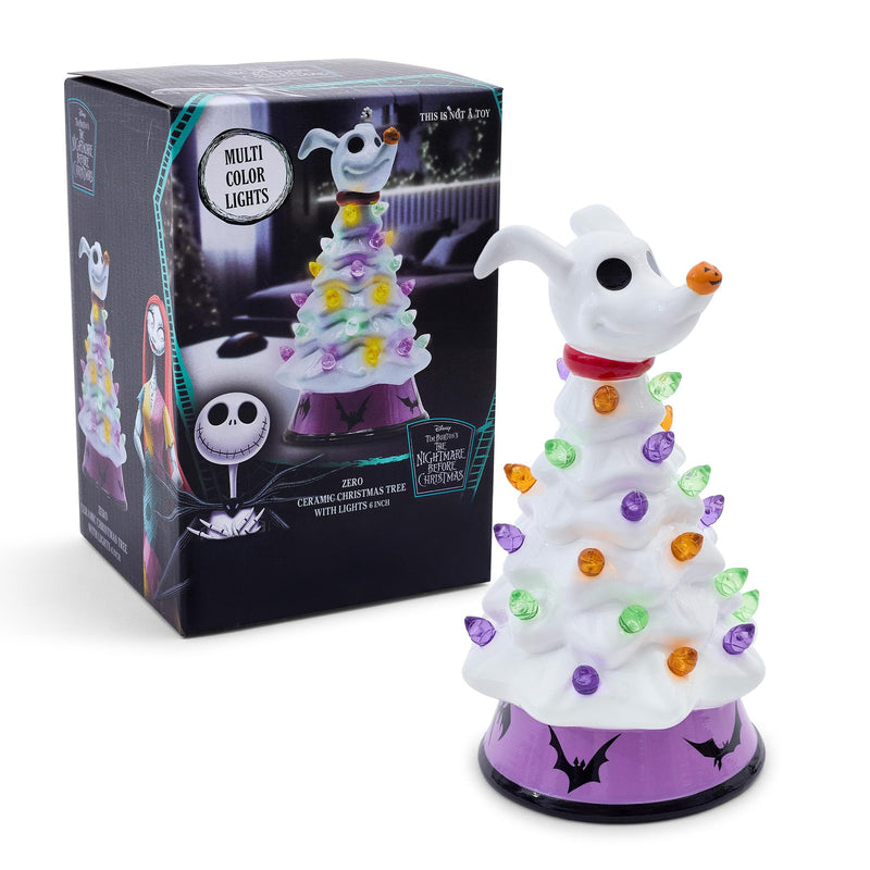 Disney The Nightmare Before Christmas Zero Light-Up Ceramic Christmas Tree product image 2 of 9