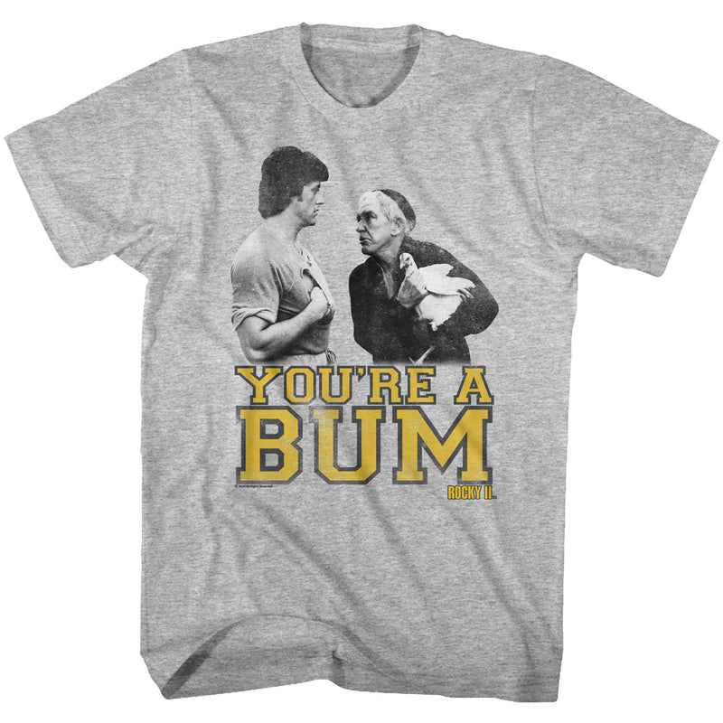 T-Shirt featuring design named Rocky - You're a Bum