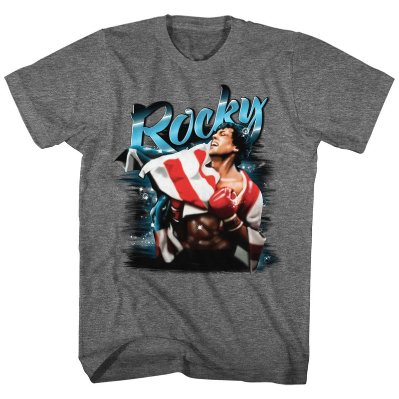T-Shirt featuring design named Rocky - Airbrush