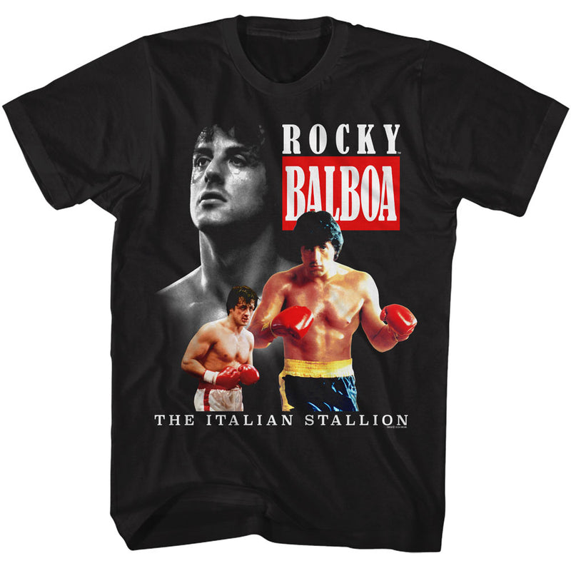 T-Shirt featuring design named Rocky - Triple