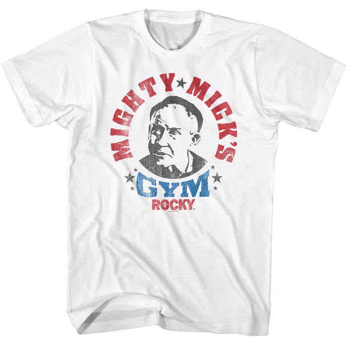 Rocky - Mighty Mick's Red White & Blue Logo