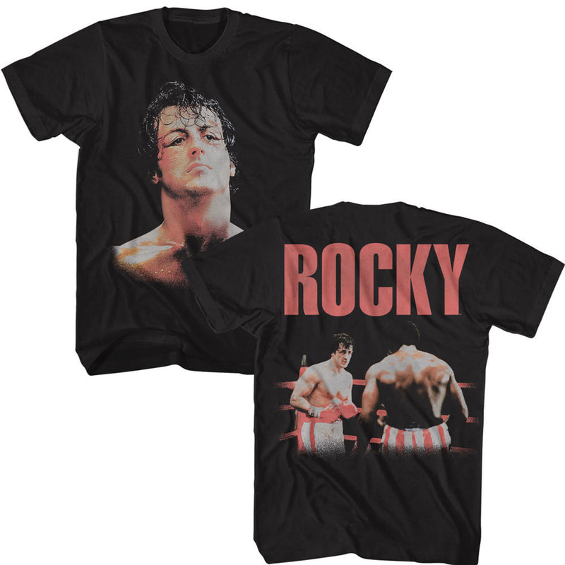T-Shirt featuring design named Rocky - Rocky Head (Front & Back)