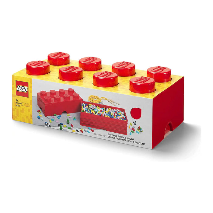 LEGO - Storage Brick 8, Bright Red