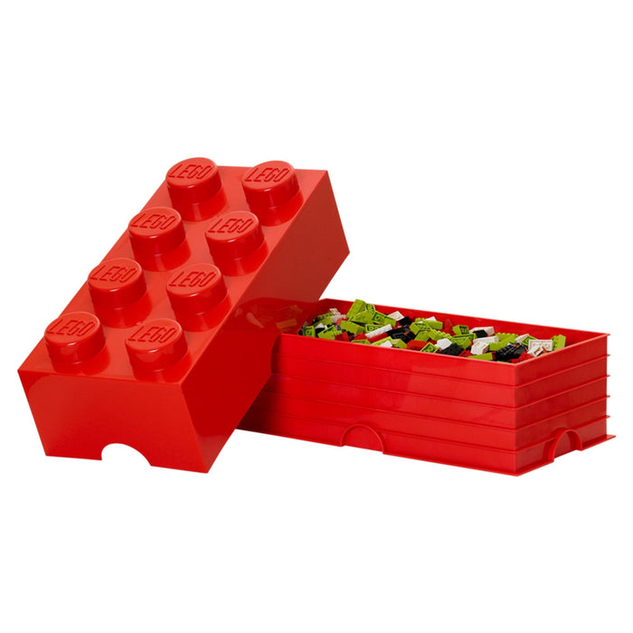LEGO - Storage Brick 8, Bright Red