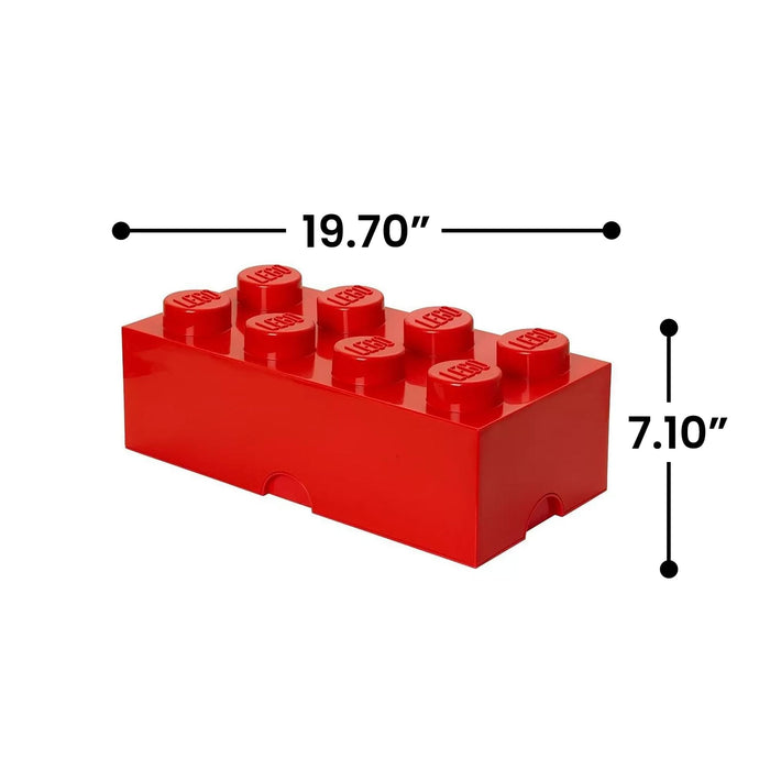 LEGO - Storage Brick 8, Bright Red