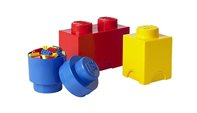 LEGO - Storage Brick 4-Piece Set, Bright Red, Blue & Yellow product image
