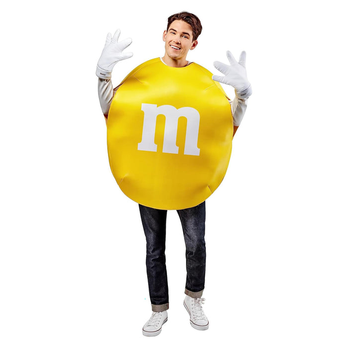 Yellow M&M Adult Costume | One Size