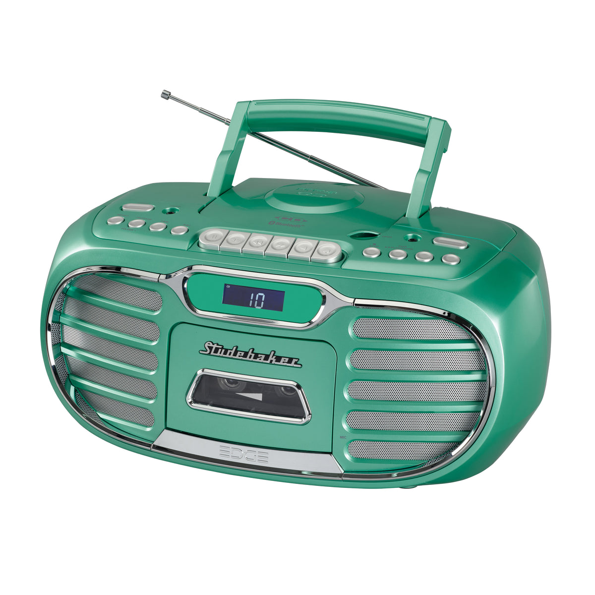 Studebaker Retro Edge Big Sound Bluetooth Boombox — MeTV Mall