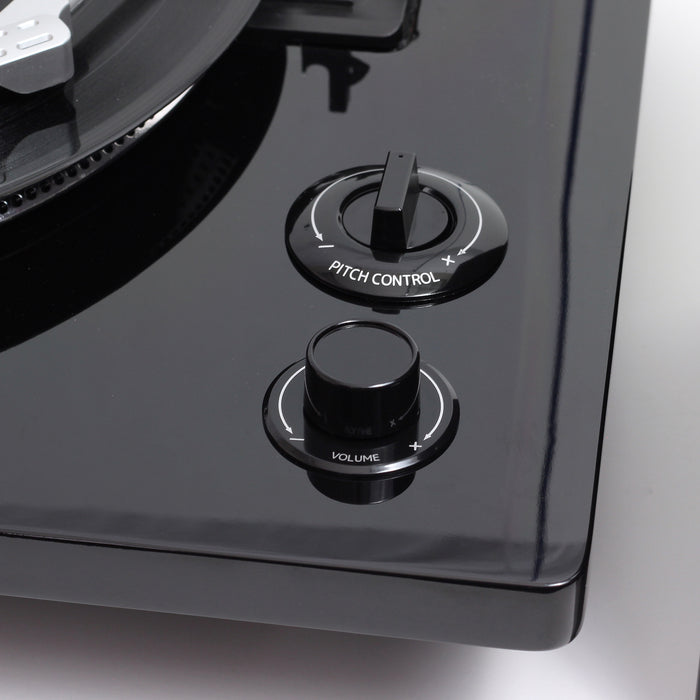 Studebaker Studio 88 Modern, Full-Size Low-Profile Turntable w/Bluetooth Receiver/AT Magnetic Cartridge/Stereo Speakers (30W RMS)/USB Direct Recording