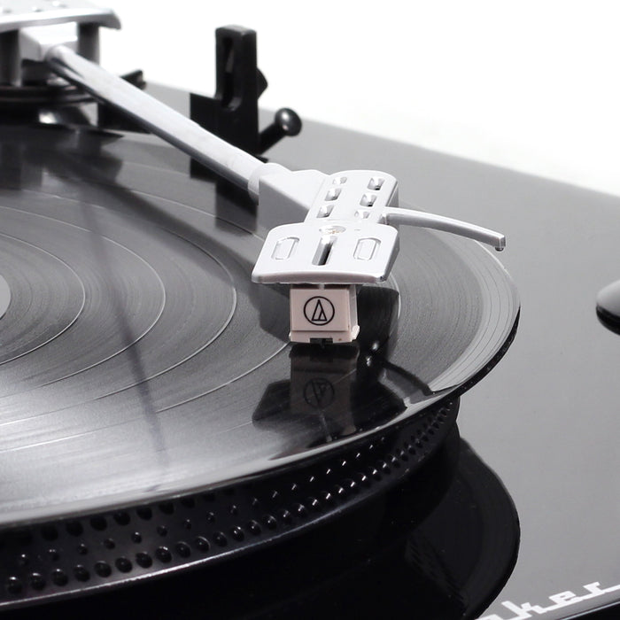 Studebaker Studio 88 Modern, Full-Size Low-Profile Turntable w/Bluetooth Receiver/AT Magnetic Cartridge/Stereo Speakers (30W RMS)/USB Direct Recording