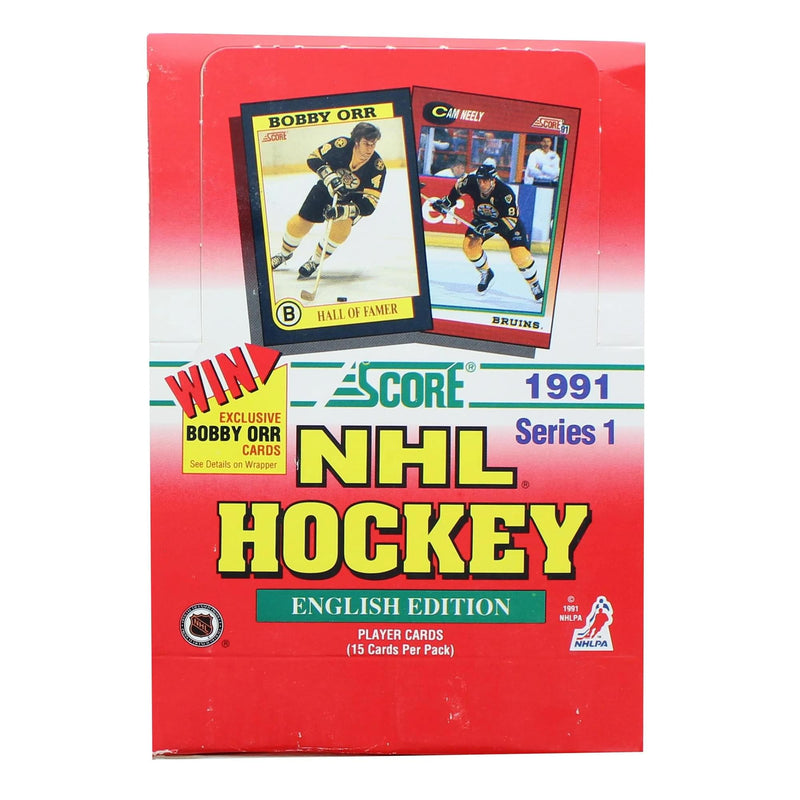 NHL 1991-92 Score Hockey Series 1 Wax Box product image 1 of 6