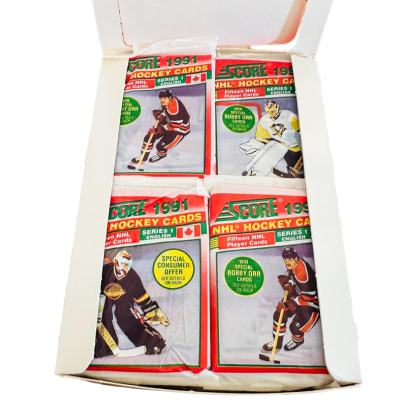 NHL 1991-92 Score Hockey Series 1 Wax Box product image 4 of 6