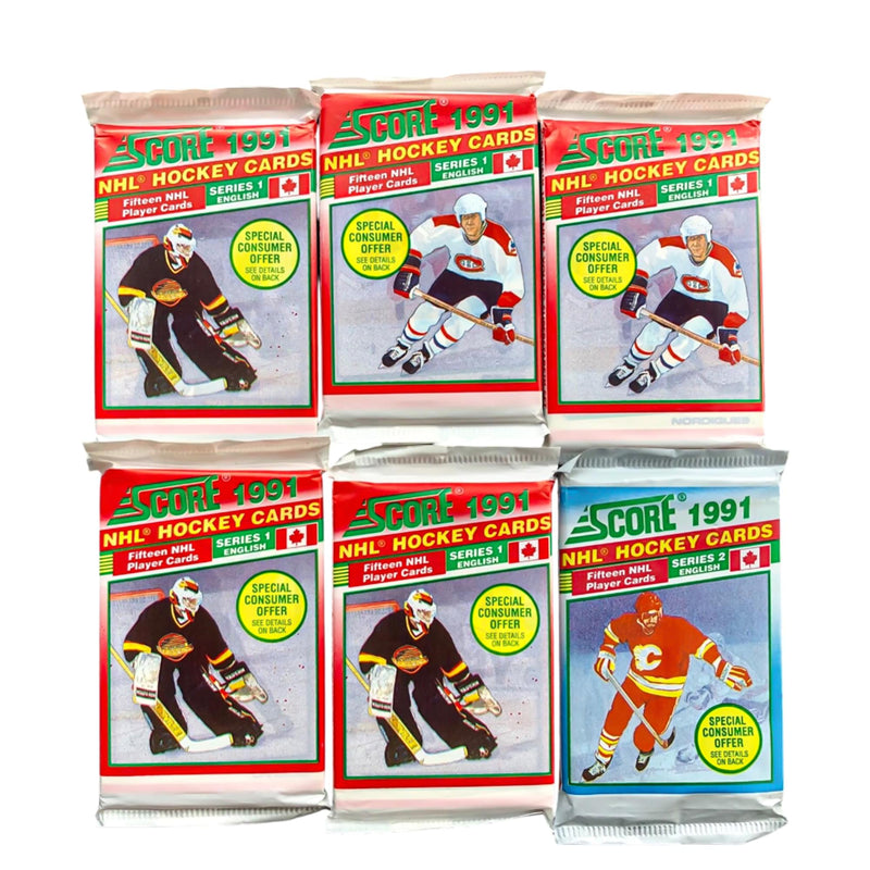 NHL 1991-92 Score Hockey Series 1 Wax Box product image 5 of 6