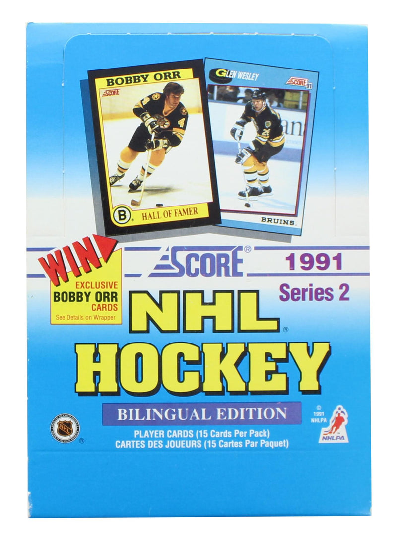 NHL 1991-92 Score Hockey Series 2 Bilingual Wax Box product image 1 of 3