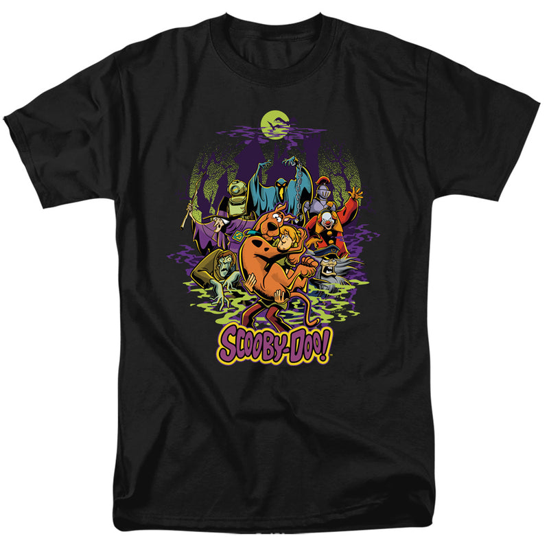T-Shirt featuring design named Scooby Doo - Scooby and Shaggy Chased by Ghouls