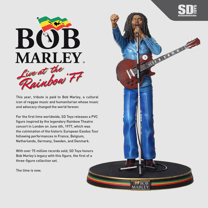 Bob Marley Live In Concert 9.3 Inch PVC Figure