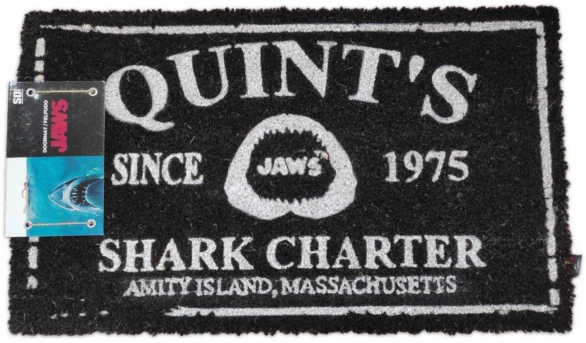 Jaws - "Quint's Shark Charter" Coir Doormat | 17 x 29 Inches