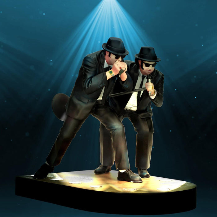 The Blues Brothers 7 Inch Jake and Elwood PVC Figure w/ Light-Up Stage