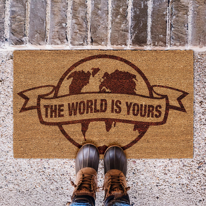 Scarface - "The World Is Yours" Coir Doormat | 17 x 29 Inches