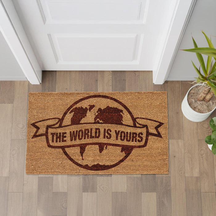 Scarface - "The World Is Yours" Coir Doormat | 17 x 29 Inches