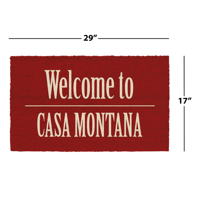 Scarface - "Welcome to Casa Montana" Coir Doormat | 17 x 29 Inches