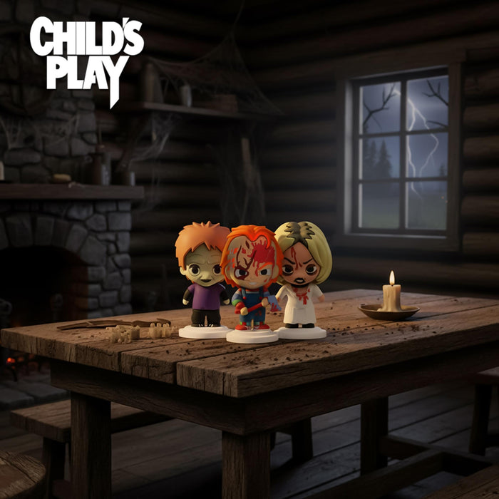 Child's Play - Chucky Family 3-Inch Pokis Mini Figures | Set Of 3