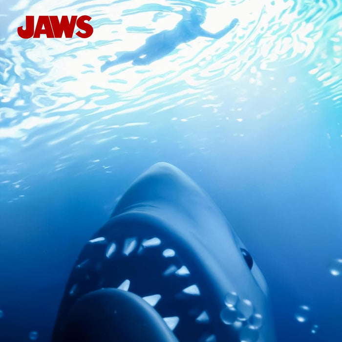 Jaws - 50th Anniversary Light-Up 3D Movie Poster Statue | 12 Inches Tall