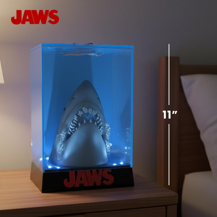 Jaws - 50th Anniversary Light-Up 3D Movie Poster Statue | 12 Inches Tall