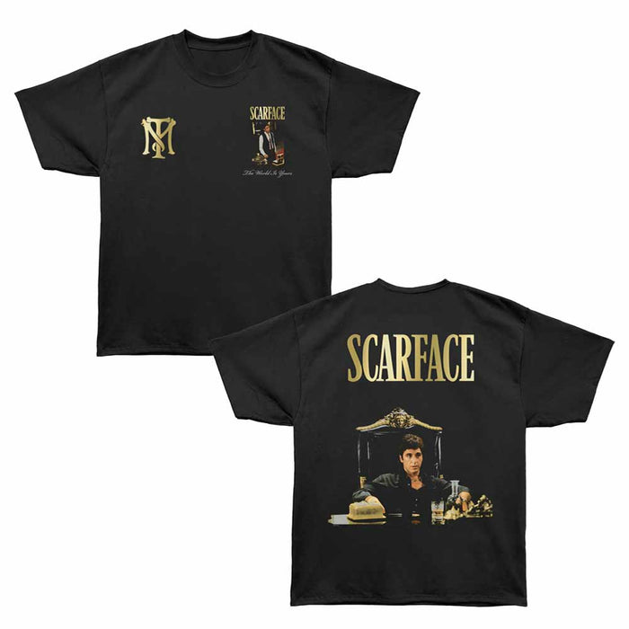 Scarface - The World is Yours Crest (Oversized) (Front & Back)