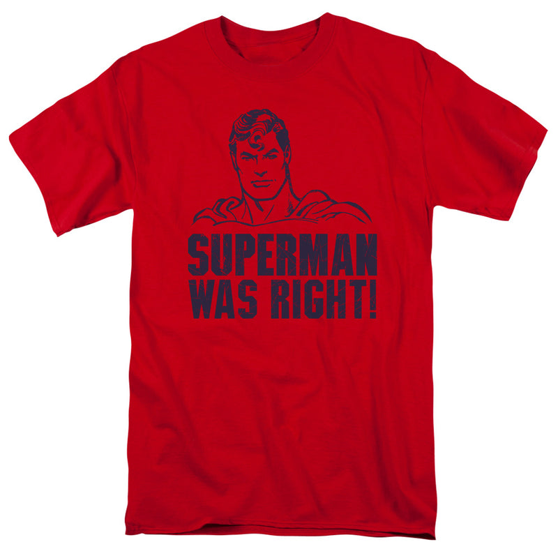 T-Shirt featuring design named Superman - Was Right