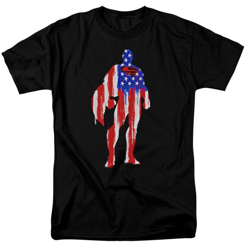 T-Shirt featuring design named Superman - Flag Silhouette