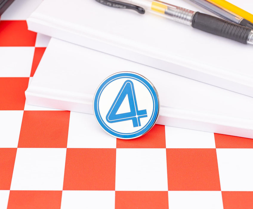 Marvel Studios The Fantastic Four: First Steps Logo Enamel Pin