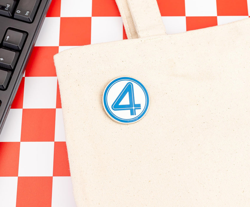 Marvel Studios The Fantastic Four: First Steps Logo Enamel Pin