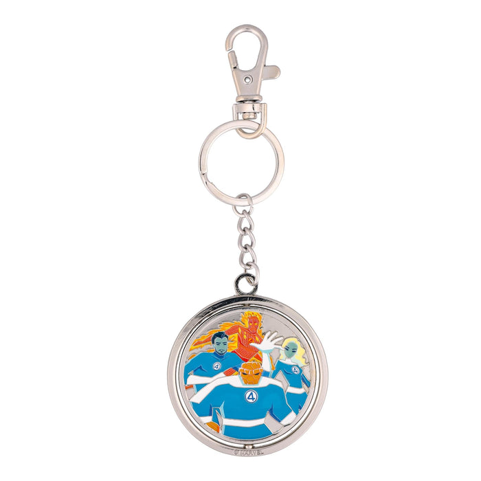 Marvel Studios The Fantastic Four: First Steps Spinning Enamel Keychain