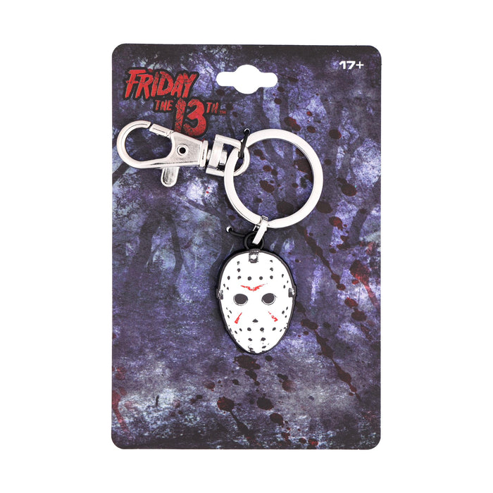 Friday The 13th Jason Voorhees Hockey Mask Enamel Keychain