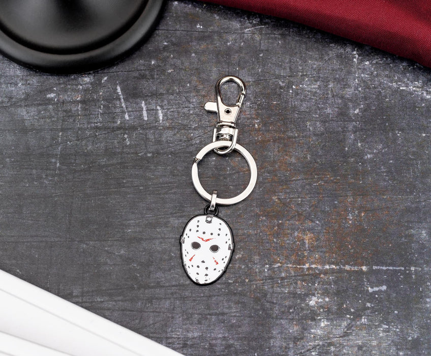 Friday The 13th Jason Voorhees Hockey Mask Enamel Keychain — MeTV Mall
