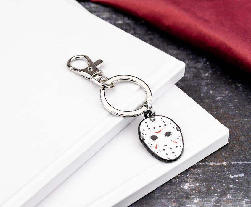 Friday The 13th Jason Voorhees Hockey Mask Enamel Keychain